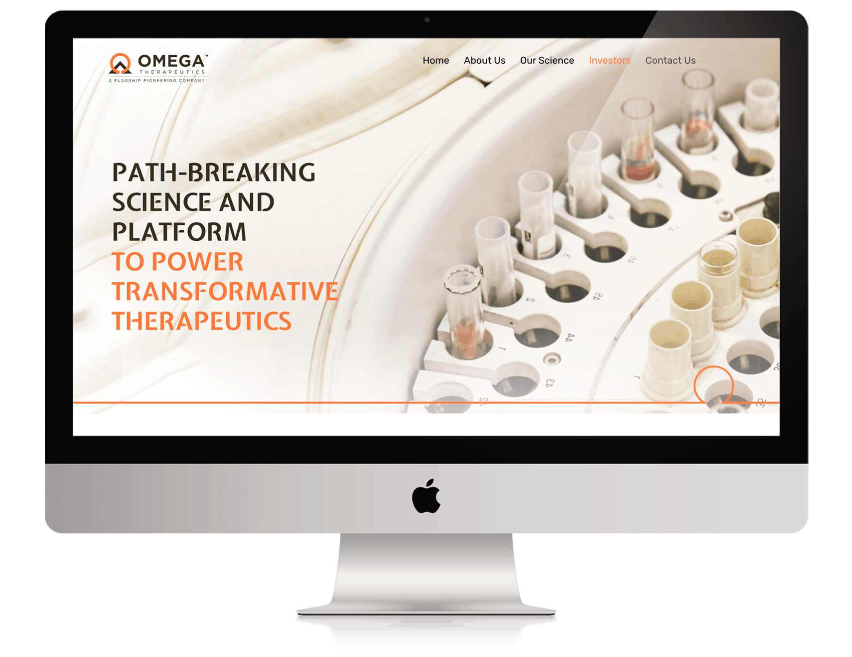 Omega Therapeutics - Desktop experience